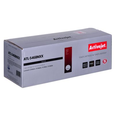Activejet ATL-546BNXX Toner (ersetzt LEXMARK C546U1KG; Supreme; 8000 Seiten; schwarz)