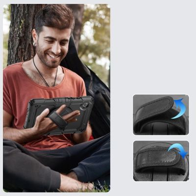 5. Tech-Protect Solid360 Hülle für Samsung Galaxy Tab A9+ 11.0 X210 / X215 / X216 – Schwarz