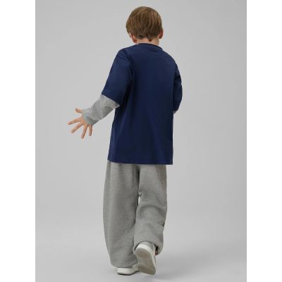 2. Lockeres Langarmshirt mit Aufdruck für Jungen 4F 4FJRSS26TLONM631-31S