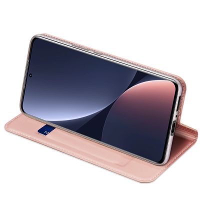 5. Dux Ducis Skin Pro Hülle Xiaomi 13 Pro Flip Card Wallet Stand Pink