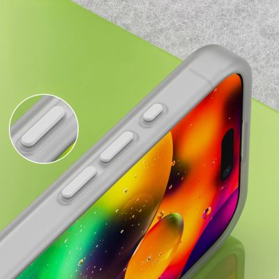 7. Magnetische Schleifhülle für iPhone 17, kompatibel mit MagSafe – Mattweiß