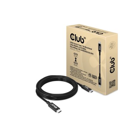 12. CLUB3D CAC-1579 USB-Kabel USB4 Gen 3x2 3m USB-C Schwarz