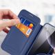 5. Dux Ducis Skin X Pro iPhone 17 Pro Hülle mit Wallet, MagSafe kompatibel - Blau