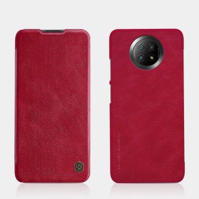 15. Nillkin Qin Lederholsterhülle für Xiaomi Redmi Note 9T 5G braun