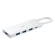 Xiaomi XMDS05YM Hubs und USB 3.2 Gen 1 (3.1 Gen 1) Typ-A + Typ-C Weiß