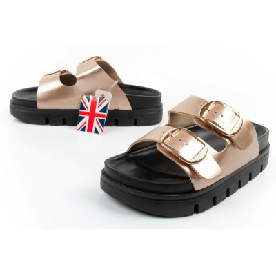 8. Lee Cooper Damenschuhe, Hausschuhe, gold, bequem, Plateau, modisch