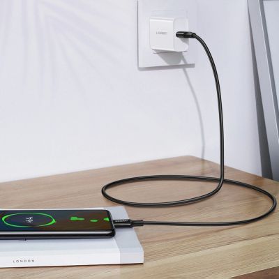 10. Ugreen Kabel USB Typ C (männlich) auf Typ C (männlich) Kabel 1m weiß (US300)