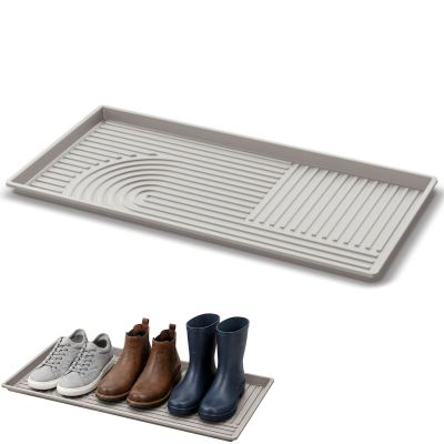 GROSSER ABTROPF-SCHUHSTÄNDER TASSY DRY PAD HELLBRAUN PROSPERPLAST