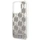 6. Karl Lagerfeld KLHCP14LLMNMS iPhone 14 Pro 6.1" Hardcase Silber / Silber Liquid Glitter Monogram