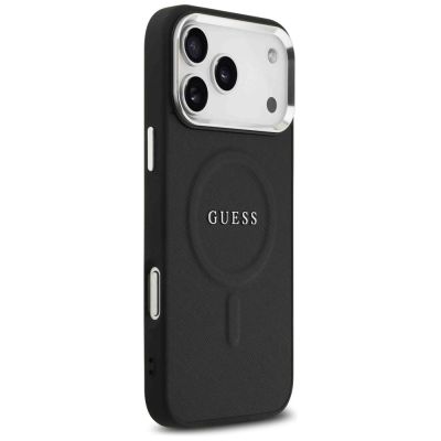 4. Guess Classic Logo MagSafe Hülle für iPhone 17 Pro Max – Schwarz