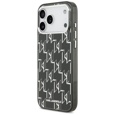 2. Karl Lagerfeld IML KL Monogram MagSafe Case für iPhone 17 Pro Max – Schwarz