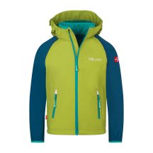 Trollkids Rondane Zip-Off XT Softshelljacke birnengrün/Madeira-Blau/Meeresgrün (819-360)