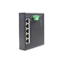 Digitus 5-Port Gigabit Ethernet Netzwerk-Switch, flach, industrietauglich, unmanaged