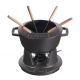 2. Staub Fondue-Set – 18 cm, Schwarz