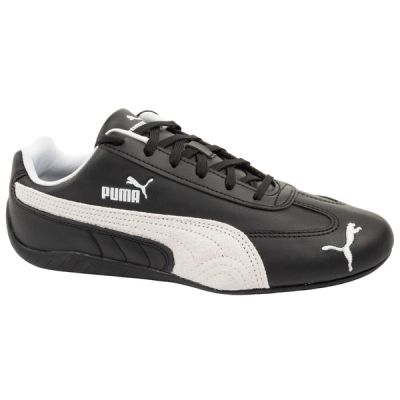 Puma Speedcat Herren-Sportschuhe, schwarze Leder-Sneaker