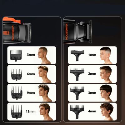 8. MAXGROOM WF-3908 Multifunktions-Haarschneidemaschine mit Trimmer - schwarz