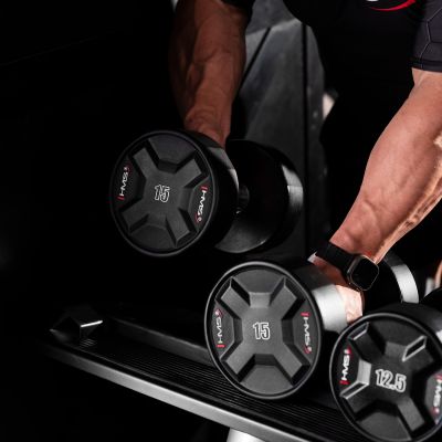 3. HPC 15 kg Polyurethan-Hantel CPU HMS