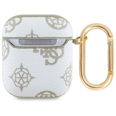 2. Guess GUA2PG4GPH AirPods 1/2-Abdeckung weiß/weiß 4G-Haken