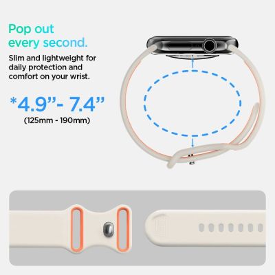 9. Spigen Nano Pop Strap für Apple Watch 40/41/42 mm - Beige