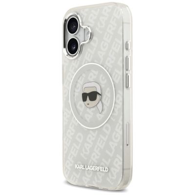 2. Karl Lagerfeld IML Karl Head Logo MagSafe iPhone 17 Hülle - Grau