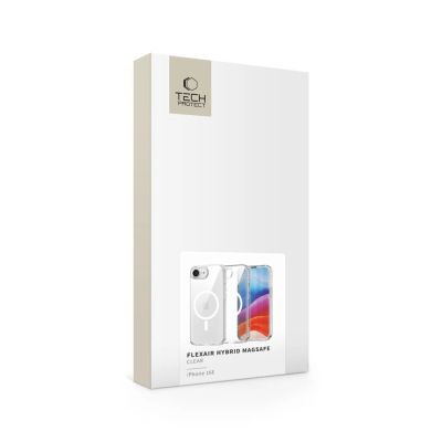 7. Tech-Protect FlexAir Hybrid MagSafe Hülle für iPhone 16e / 17e – Transparent