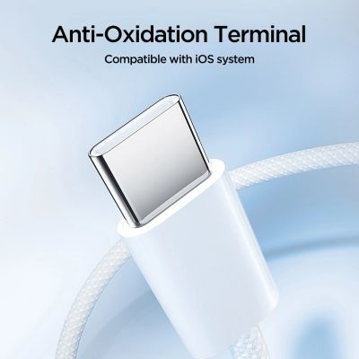 6. Joyroom Ben Series S-A45 USB-C / USB-C 60W Kabel 1m - Weiß