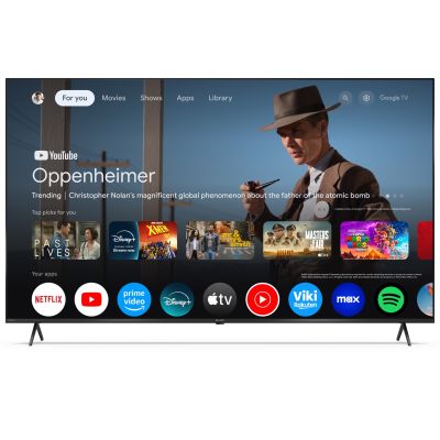 3. Sharp 55HP5265E 55" Smart-TV mit Google TV UHD, Schwarz
