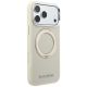 4. Karl Lagerfeld Ring Stand 360 Saffiano Classic Logo MagSafe Hülle für iPhone 18 Pro Max / 17 Pro Max - Beige
