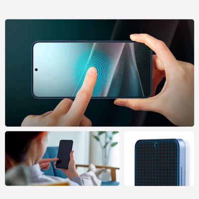 7. Spigen ELITE SHIELD EZ FIT Hydrogel-Folie für Samsung Galaxy S25 - Transparent