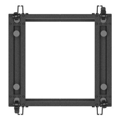 2. OFFENES RACK 19" 9U 600X600-1100 EINSTELLBAR SCHWARZ LANBERG