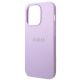 6. Guess Saffiano Strap Case für iPhone 14 Pro Max 6,7" - Lila