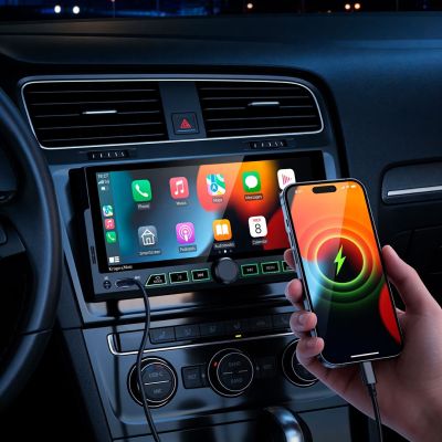 9. KRUGER&MATZ Autoradio KM2017 CarPlay/Android Auto 1DIN