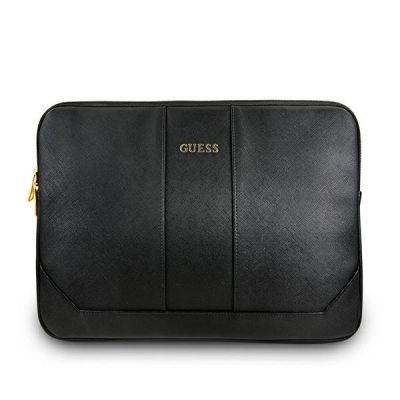 Guess Sleeve GUCS13TBK 13" schwarz/schwarzes Saffiano