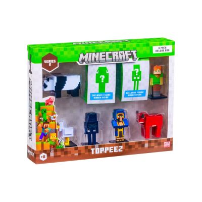 4. MINECRAFT S2 FIGUREN - 8ER-PACK DELUXE-BOX (SORTIMENT)