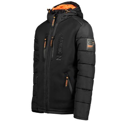 3. Geographical Norway BEACHWOOD BLACK-FORANGE DB MEN 068 BS4 BLACK Herrenjacke (WU6631H/GN-NOIR)