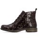 3. Damen-Ankle-Boots aus Lackleder, braun, Rieker 71205-25