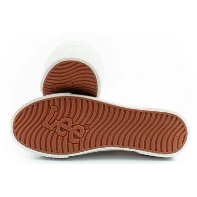 9. Lee Damen Isla Sportschuhe Sneakers weiß Plateau Schnürsenkel