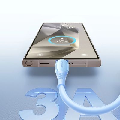7. Joyroom S-A59 Vibrant Series 3A USB-A-auf-USB-C-Kabel 1,2 m – blau