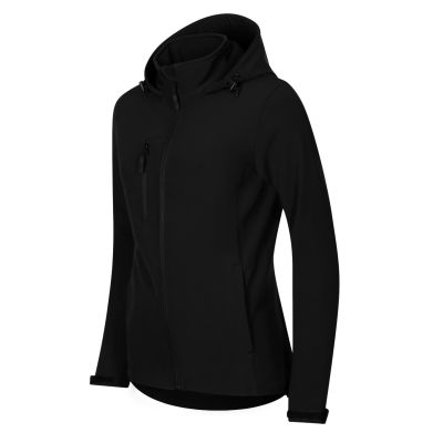Damen-Trail-Softshelljacke (Schwarz)