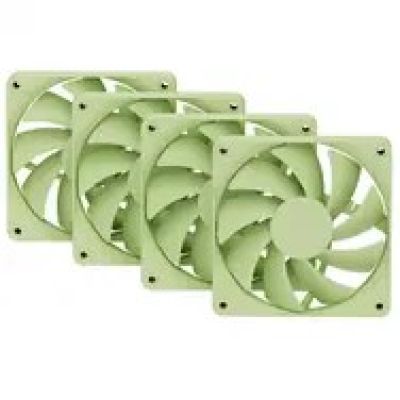 5. HYTE FAN- -FA12-MM-4 Computer-Kühlsystem Prozessorlüfter 12 cm Grün 4 Stück.