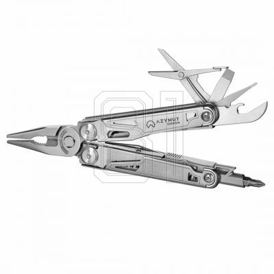 3. AZYMUT Giewon Multitool – 14 Werkzeuge + Gürtelholster (H2038)