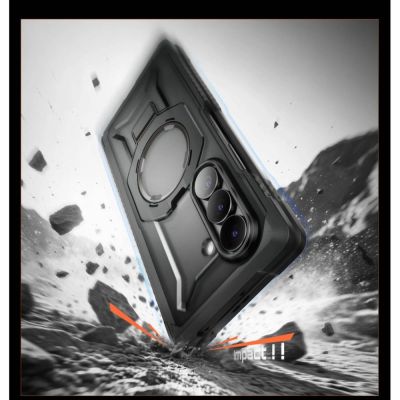 5. Supcase UB Grip Mag MagSafe 2er-Set Hülle für Samsung Galaxy Z Fold 8 - Schwarz