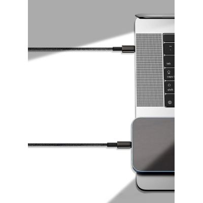 16. Baseus CATLWJ-A01 Lightning – USB-C PD 20 W 480 Mbit/s 2 m Kabel – Schwarz