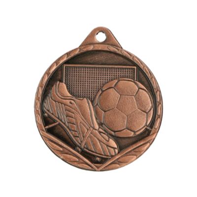 3. Bronzemedaille aus Stahl – Fußball