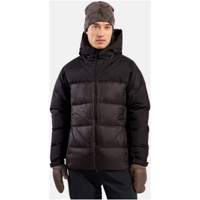 Herren-Daunenjacke Odlo DOWN HOODED Jacket insulated, braun