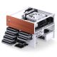 22. Jonsbo N4 WHITE Micro Tower Computer Security & Holders White