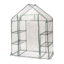 Gartengewächshaus 143x73x195cm aus PVC