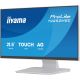4. iiyama ProLite T2252MSC-W2AG Computermonitor 54,5 cm (21,4") 1920 x 1080 px Full HD LCD-Touchscreen Weiß