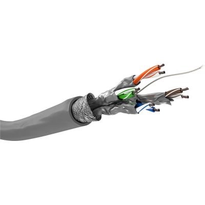 Goobay 93953 Netzwerkkabel Grau 100m Cat6 S/FTP (S-STP)