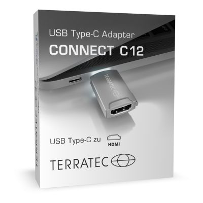 3. Terratec CONNECT C12 USB Typ-C HDMI Grau